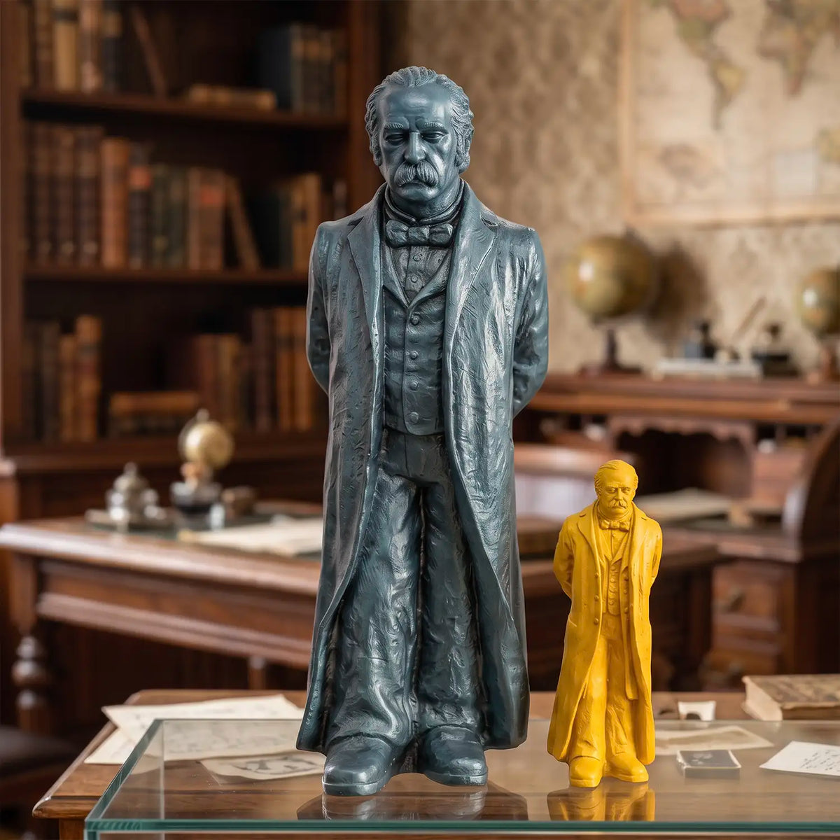 Fontane Figur von Ottmar Hörl – Skulptur, 42 cm, gold