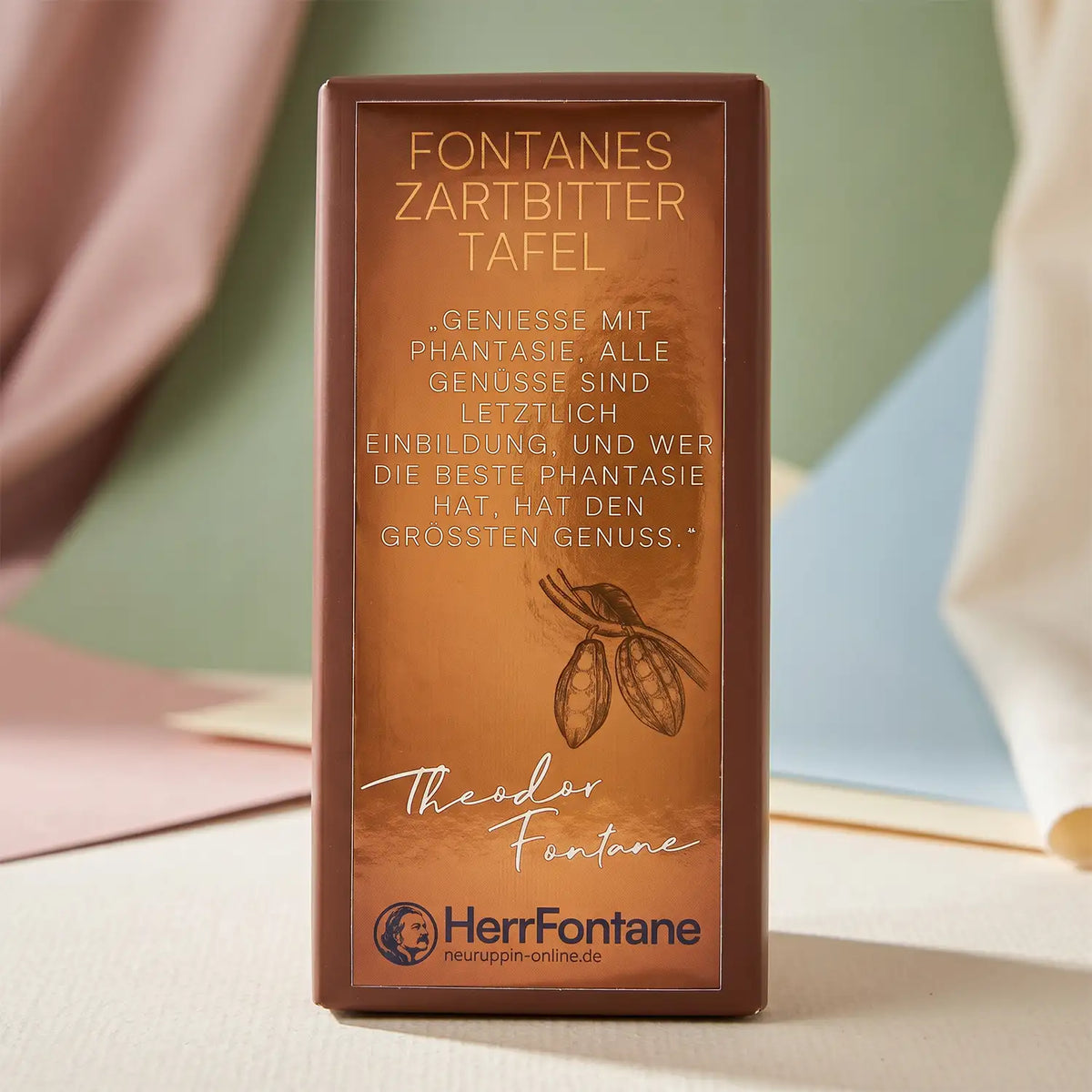 fontanes-schokolade-tafel-100g-Zartbitter-vorderseite-mit-hintergrund