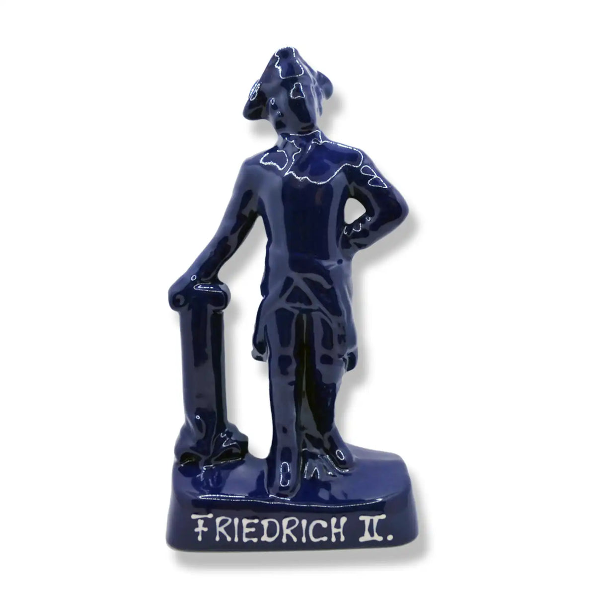 neuruppin-online-friedrich-II-statue-blau-vorderseite